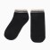 Women's socks shortened, black color, rr 23