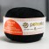 Yarn "Color lace" 100% Mercerized cotton 465m/50g (02-black)