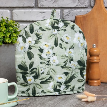 Growd on the kettle of the Apple Flowers 28x28 cm, 100% cotton, mobbled 164 g/m2