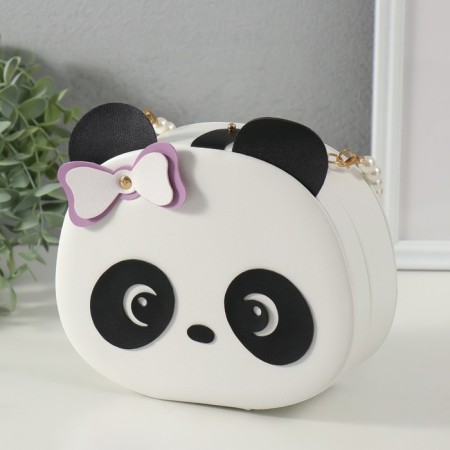 Casket to the leatherette for jewelry panda "Panda" 15x18.5x7 cm