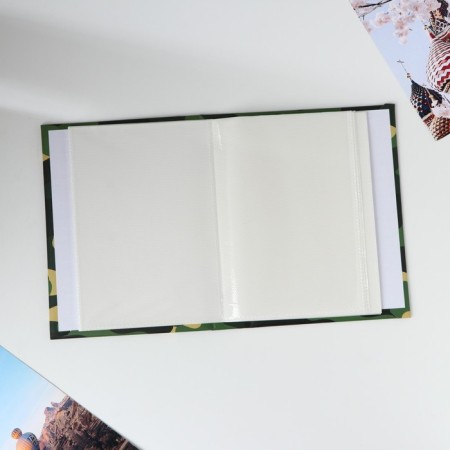 Photo album in solid cover "For memory of the service", 36 photos-2