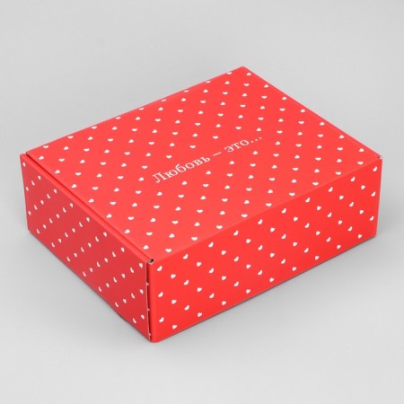 Gift folding box, packaging, "love", 27 x 21 x 9 cm-2