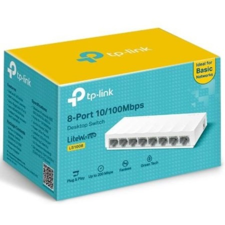TP-LINK LS1008 switch, unguided, 8x10/100base-Tx-5