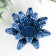 Ceramics candlestick per 1 candle of "rugula "d-4.2 cm blue 14x13x9 cm