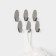 Self -adhesive hooks Savanna "Oval", 6 pcs, metal