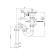 Siphon for washing Orio RS-4108, 1 1/2 "x40 mm, round funnel d = 70 mm, with a pipe 40x40/50 mm