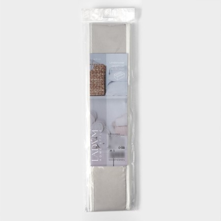 Organizer for linen 6 cells LadOM, 34x15x10 cm, beige color-6