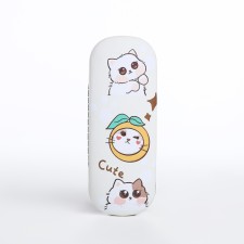 Glasses for glasses, 16 x 4 x 6 cm, cracker, beige color