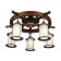 Ceiling chandelier Ferro E27 300W
