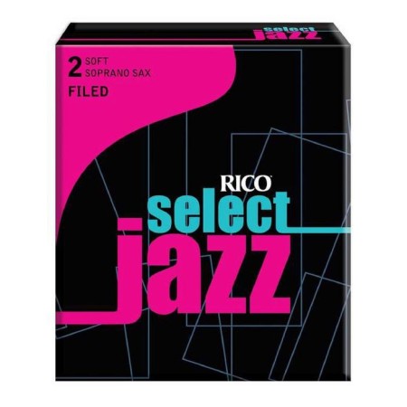 Rico Rico RSF10SSX2S Select Jazz Sopsophone, Treated. bottom cut, size 2 soft, 10pcs