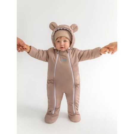 Combineson children's demi -season Amarobaby Spring, height 68 cm, beige color-4