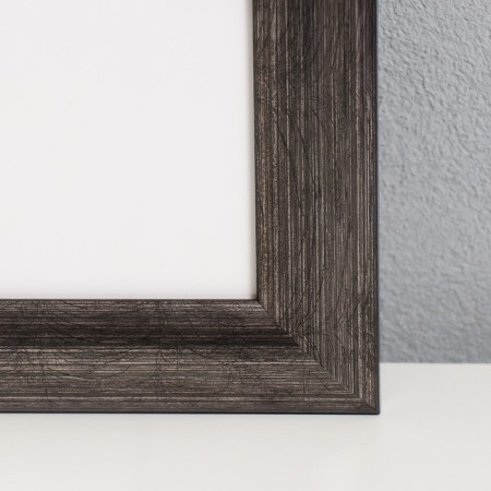 Photo frame Plastic "Mira" 40x60 cm, walnut (plastic screen)-1