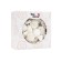 Wafer roses are white, small, complex, 70 pcs