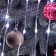 Smart garland "Horse tail" 10 threads of 1.5 m dew, IP20, silver thread, 150 LED, remote control, application, glow RGB, USB