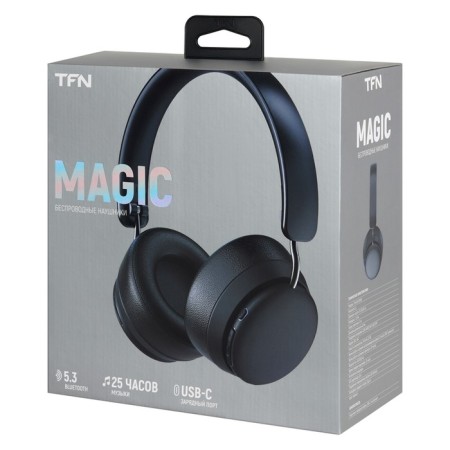 TFN Magic headphones, wireless, invoices, microphone, 300 mAh, up to 25 hours, black-5