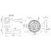 Separate handle Fuaro Art Rm SN/CP-3, matte chromium/chrome