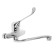 Accoona A5941 kitchen mixer, with a surgical pen, wall, silumin, chrome