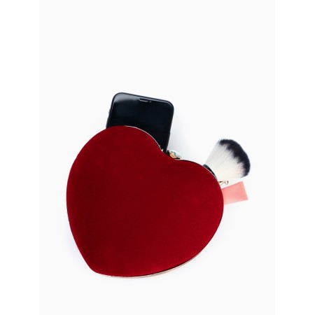 Female bag on the farmar, red color-4