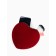 Female bag on the farmar, red color