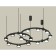 Suspended Ambrella Light, XR92091210, GX53 LED 12 W, Black sand, graphite, black