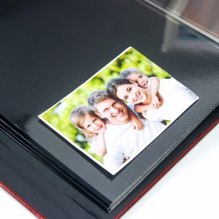 Photo album magnetic 20 sheets "openwork heart" to leatherette, brown 34x32.5x3 cm-3