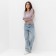 Jumper (longshille) Women's mesh mist, size 46, gray