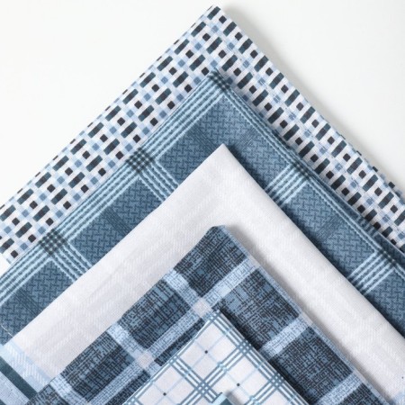 Male Men 28x28 cm, 6pcs, rice 21222-3, mix, chintz 100g/m, HL100%-2