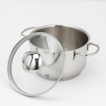 Set of dishes "Classics-Prim", 5 objects: 4 pots 1/1.75/3/5 l, pan 1 l, capsule, cover-5
