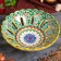 Rishtan ceramics "Flowers", 25 cm, mix