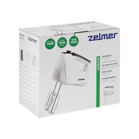 Mixer manual Zelmer ZHM2550, manual, 750 W, 5 speeds, white-5