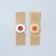 Steppress Protective plate, set - 12 pcs, on an adhesive base, beige color