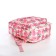 School backpack of textiles on lightning, 3 pockets, pink color