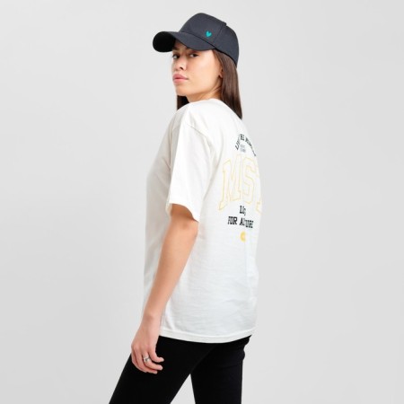 Women's T -shirt MIST OLD SCHOOL Size 42, Milk color-6