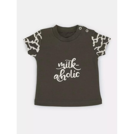 Clothing kit for children's Rant Milk-Aholic, 2 items: pants, T-shirt, height 62 cm, graphite color-2