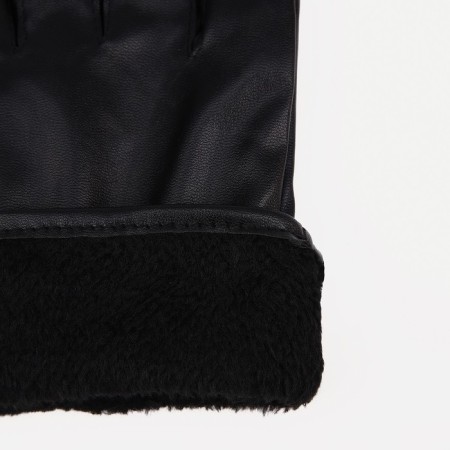 Gloves male, dimensionless, with insulation, black color-2