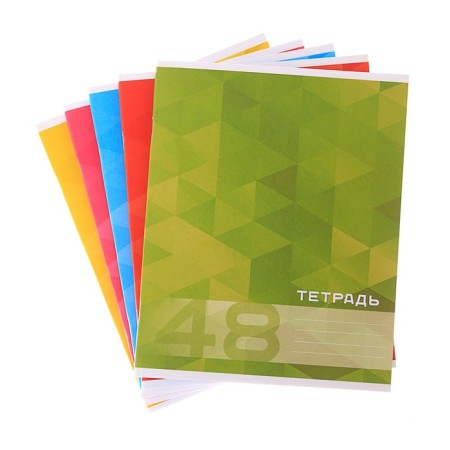 Notebook of 48 sheets in Calligrata Monocolor, covered cardboard, offset block, mix-2