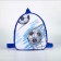 Baby backpack for the boy "exactly on target", 23x20.5 cm