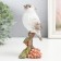 Polystone souvenir "Bird on the winter mountain ash" 7x6x15.5 cm