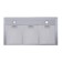 Kitchen hood Maunfeld Breeze 90, 800 m3/h, 3 modes, stainless steel