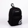 Youth backpack from lightning textiles, 1 pocket, textura, black color