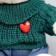 Soft toy "Little Friend", Bear in a green sweater