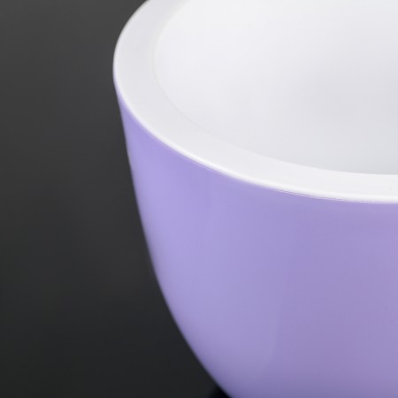 Pot for flowers with an insert "Orion", 3.5 l, lavender color-1