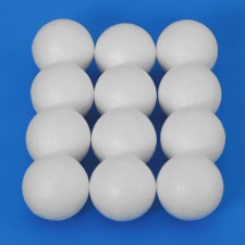 Set of balls from foam, 3 cm, 12 pcs