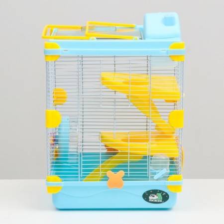 The cage for rodents "Pigzon", 31 x 24 x 46 cm, blue-1
