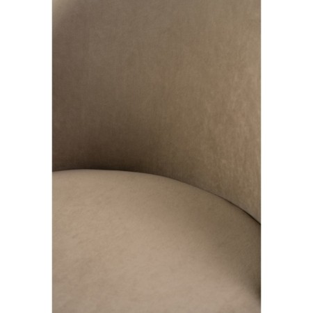 Metal amisure stool Metal/velor, black/beige 48x53x95 cm-6