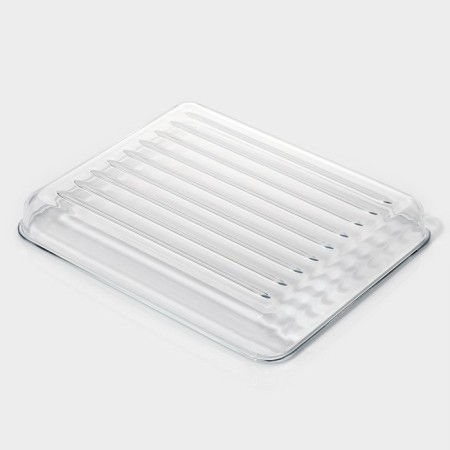 Form for baking and baking of heat -resistant glass rectangular shade, 3 l, 34.5 × 28.5 × 4.6 cm-4