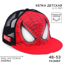 Кепка детская, размер 48-53, Человек-паук