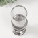 Ceramics candlestick, glass per 1 candle "grace" d = 7.5 cm silver 10x10x28.5 cm
