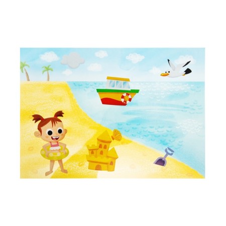 Application on the plastic "on the beach"-10