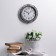Wall clock, series: interior, "bark", d-27 cm